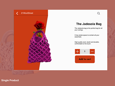 Single Product #DailyUI design product design ui