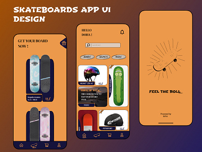 SKATEBOARDS UI DESIGN