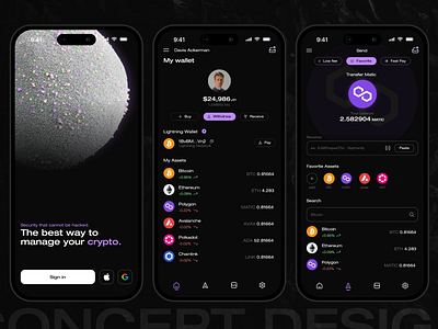 Crypto Mobile App: iOS Application UI UX