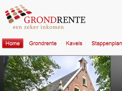 Grondrente button css3 design slider