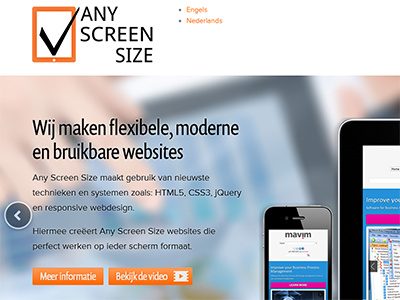 Any Screen Size design any screen size homepage modx redesign