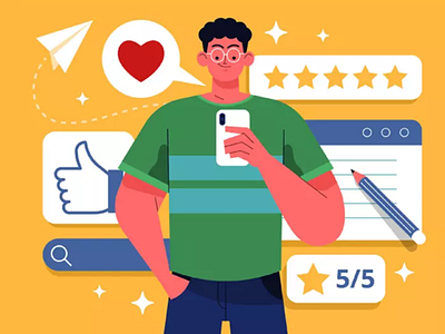 Jasa Tambah Rating dan Review di Shopee app branding design