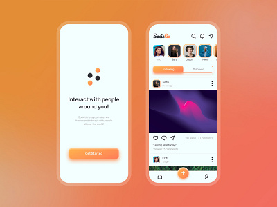 Societie - Social Media App UI Design