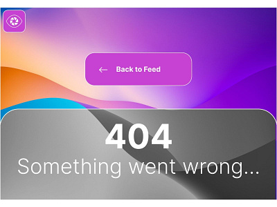 Daily UI #008 404 Page