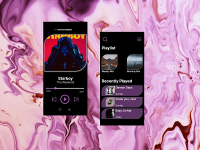 Daily UI #009 Music Player app design music player ui