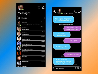 Daily UI #013 Direct Messaging