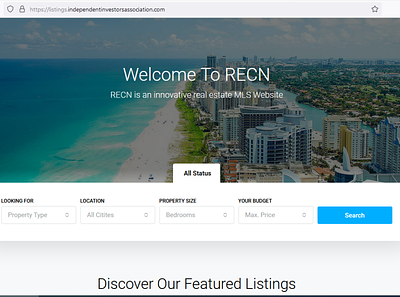 RECN branding design ui uxui web design web development
