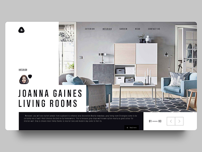 BAAN WEBSITE - Interior page design branding design designer home inspire interior logo typography ui web website