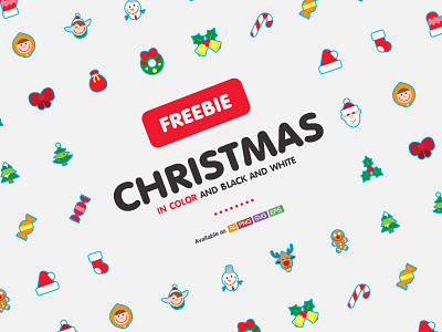 Freebie!! Christmas icons christmas color cute festival free freebie icons iconset set xmas