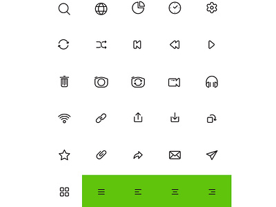 Interface icons by Wasan on Dribbble