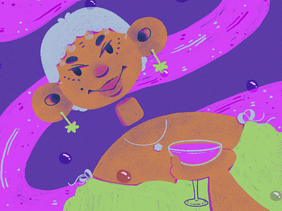 Wine AD ad advertising children illustration colorful digital illustration illustration poster texture wine