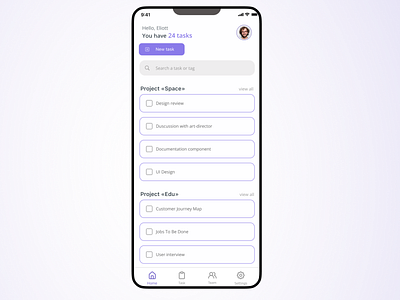 ToDo List - Daily UI app app design app designer dailyui ios app meeting mobile mobile app mobile ui planning product design project management projects task task list to do todo todo list ui ux