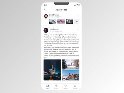 Daily UI - Activity Feed activity feed app application branding clean dailyui design feed ios ios app mobile mobile design mobile ui notifications product design social social networks ui ui design ux