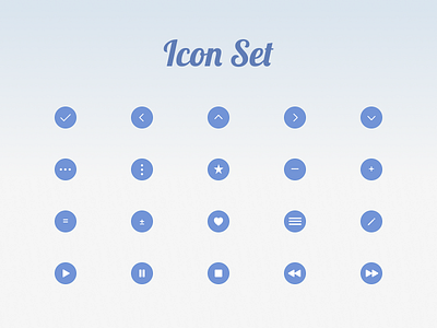 Daily UI - Icon set