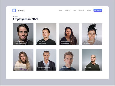 Daily UI - Best of 2021 2021 best best of best of 2015 best of 2021 clean company dailyui design employees new year person positions product design summary trends ui ux web design web ui