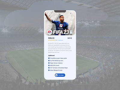 FIFA MOBILE GAME Template