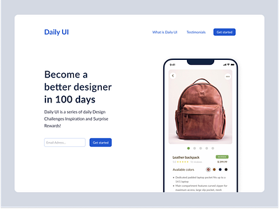 Daily UI — Redesign