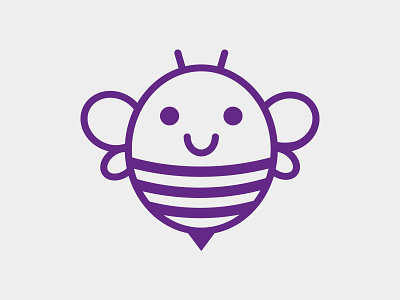 Do Good, Bee Good - Single Color bee icon logo single color