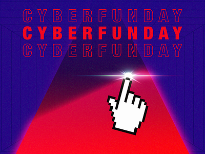 Cyber Funday computer cool cyber grid pointer