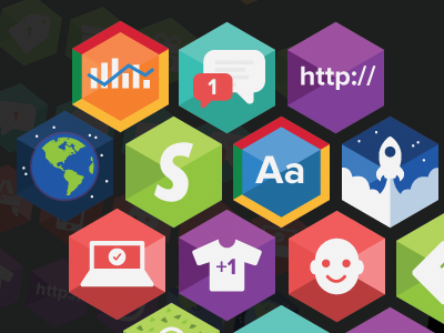 Shopify Build-a-Business Badges app badges design graphics icons web