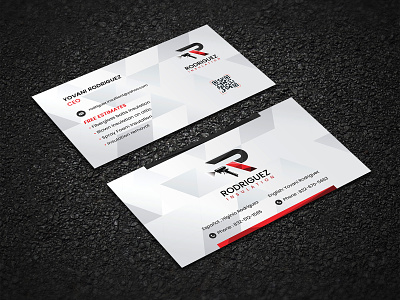 Professional Business card for your Company. adobe illustrator cc branding business card graphic design vector