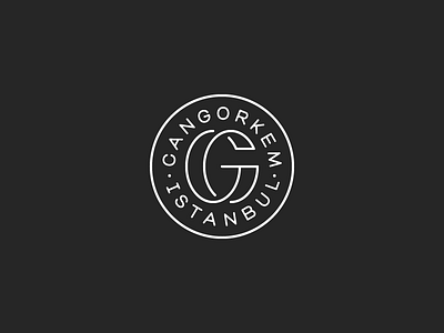 G branding chapeau crest identity lens logo monogram seal stamp symbol typeface