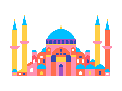 Hagia Sophia ayasofya hagiasophia illustration istanbul museum