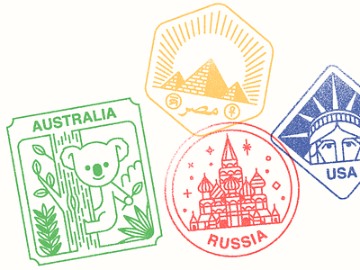 Monocle Visa Stamps 03