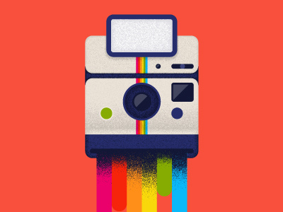 Color Leak colorful illustration leak polaroid rainbow