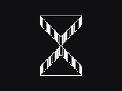 Mr. X alphabet black white design form geometric graphic letter minimalistic object type typeface typography