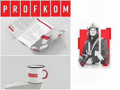 Profkom branding brand brand design brand identity branding key visual logo logo design logotype