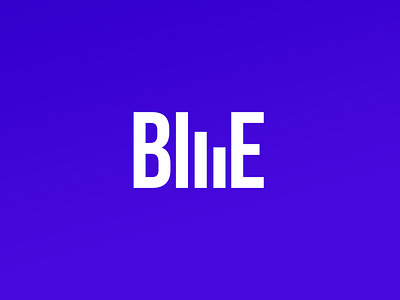 Blue branding design flat illustration logo