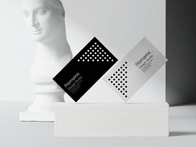 Prizmarine business cards business business card card cards clean design design studio logo print table