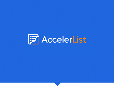Redesign l AccelerList Logo branding design identity logo rebranding redesign software technology
