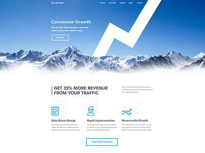 Conversion Growth Landing Page clean conversion fireart fireart studio interface landing page redesign ui ux website