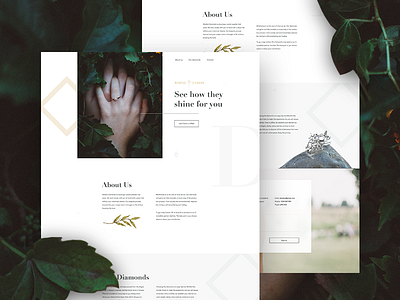 Diamond Landing Page