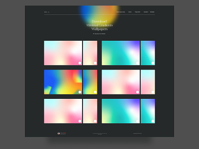 Minimal gradient wallpapers for desktop and mobile dark mode dark ui figma gradient gradients minimal minimalist