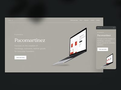 Case study Pacomartinez – Portfolio 2020 case study casestudy e commerce modern portfolio product design product designer ui uiux ux