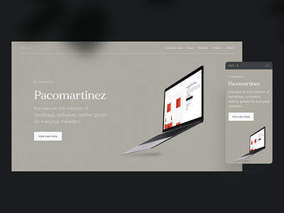 Case study Pacomartinez – Portfolio 2020