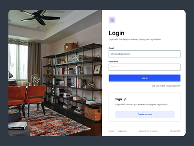 Login Page – Components & Variants Figma Community Resource clean ui figma figma components login page resource ui ux