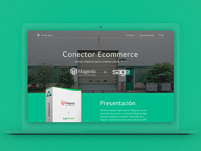 Conector Sage Devopensource Sneak Peak devopensource landing landing page sage sneak peak ui web web design