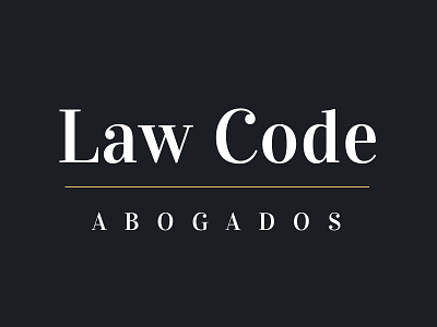 Logo Lawcode Abogados branding law lawyer logo