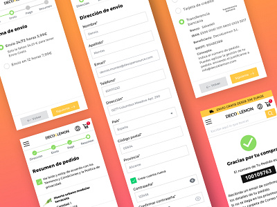Deco&Lemon - Checkout Mobile