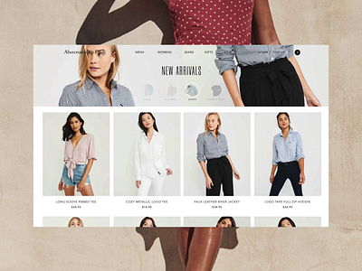Concept ecommerce home and category concept design ecommerce fashion invisionstudio modern shop sketch ui