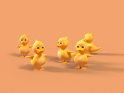 Ducklings - T-Pose