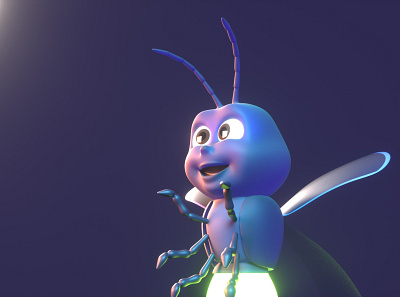 Firefly - 3D Character 3d 3d animation 3d character 3d character design 3d character modeling 3d model 3d modeling animation cinema 4d octane render