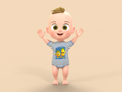 Baby Boy 3D Character