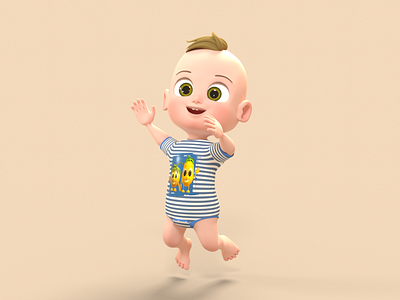 Baby Boy 3D Character