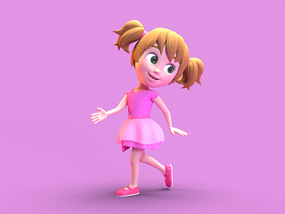 Little Girl - 3D Character Design