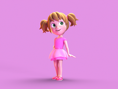 Little Girl - 3D Character Design